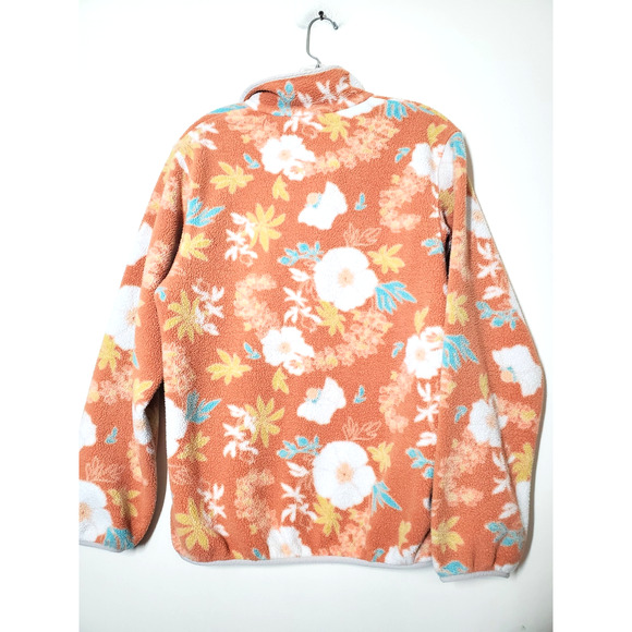 Patagonia Synchilla Snap-T Fleece Womens Medium Flower Power Floral Jacket EUC - Picture 4 of 10